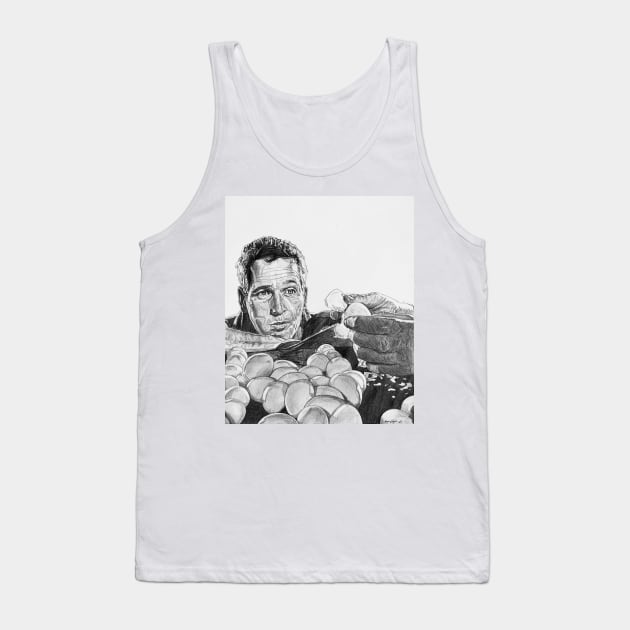 Cool Hand Luke Paul Newman Tank Top by BryanWhipple